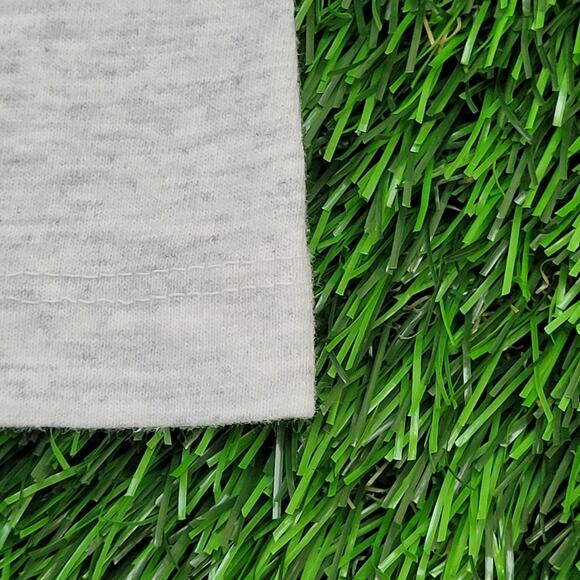 Vintage Funny Christmas Shirt XL 24x27 Boxy Cropped Gray - Picture 10 of 13